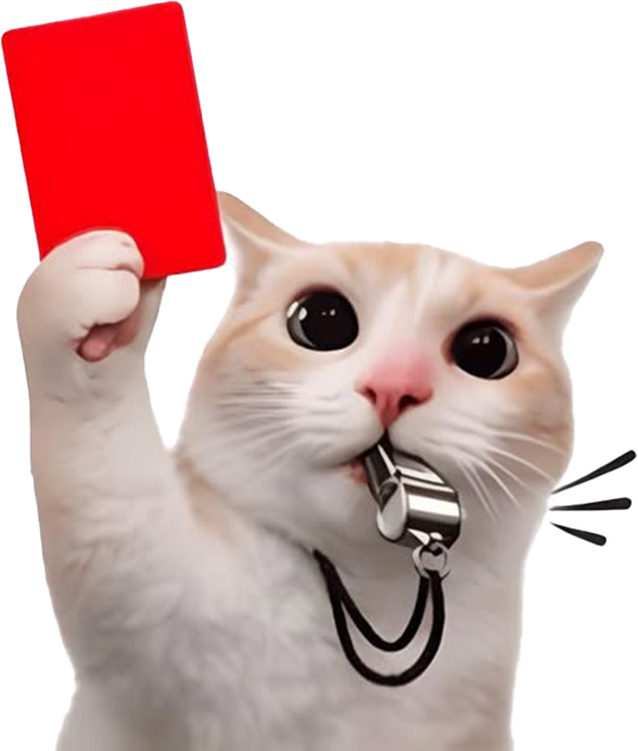 Cat with red flag png transparent PNG