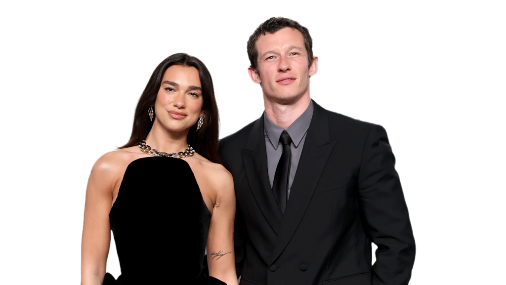 Dua Lipa and Callum Turner Png transparent PNG image