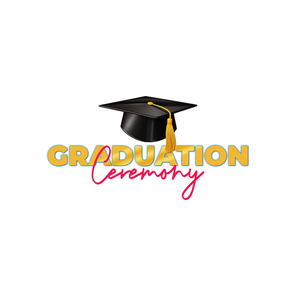 Graduation Ceremony Typography png transparent PNG image