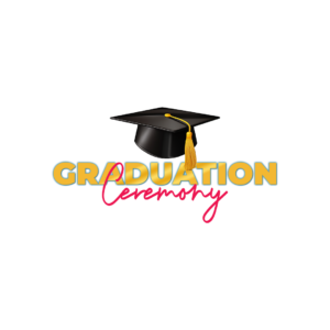 Graduation Ceremony Typography png PNG