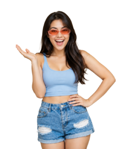 Happy girl png PNG