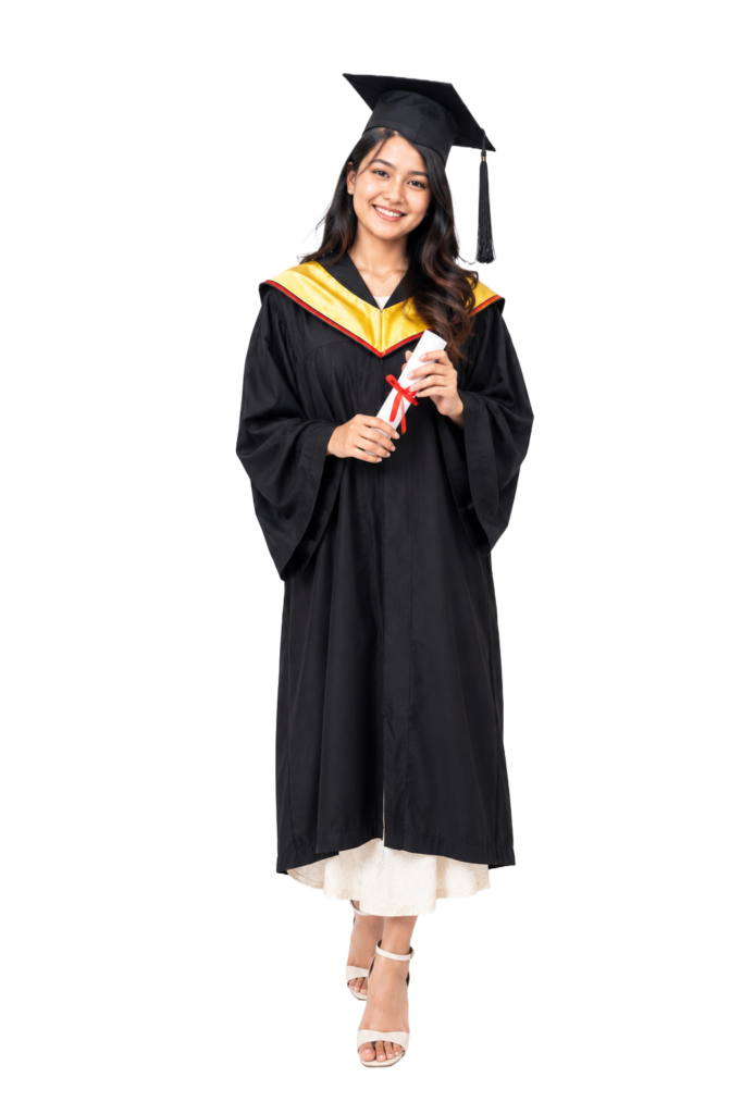 Nepali Girl with graduation png transparent PNG image