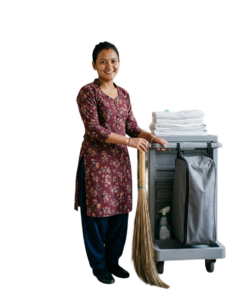 Nepali Girl Housekeeper Png PNG