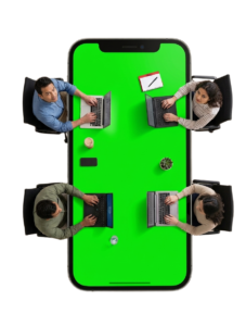 Coworker in office png PNG